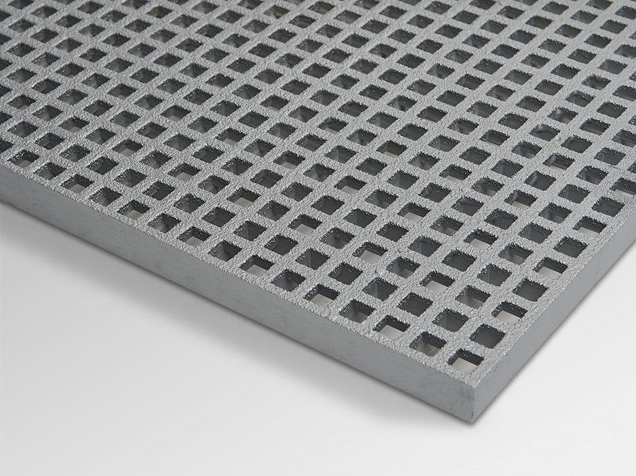 MicroMesh fiberglass grating