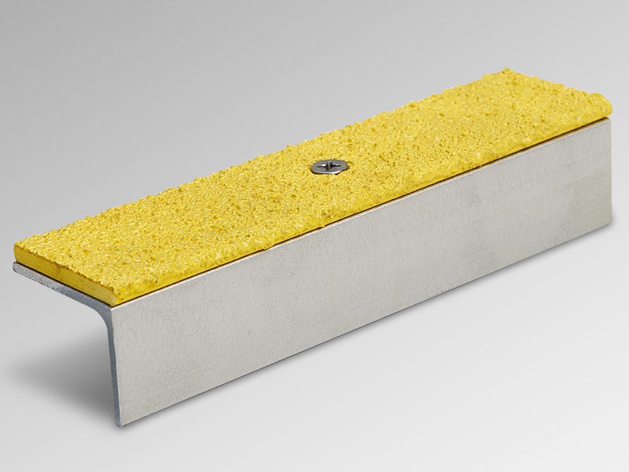 FRP Stair Nosing with Mechanical Fastener