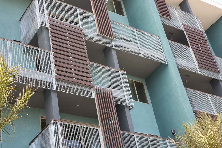 Opus railing infill for balconies